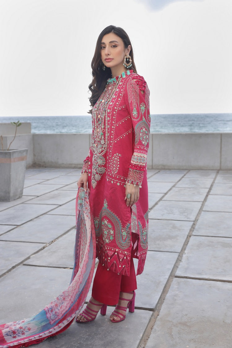 3-PC Unstitched Digital Printed Lawn Suit