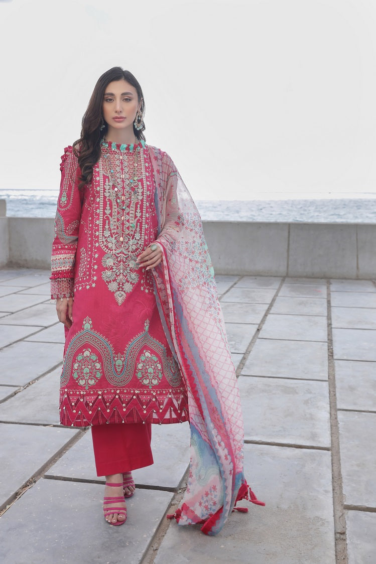 3-PC Unstitched Digital Printed Lawn Suit