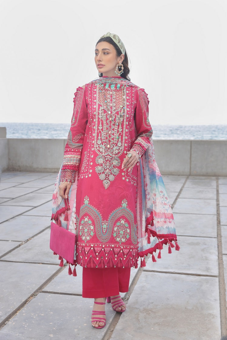 3-PC Unstitched Digital Printed Lawn Suit