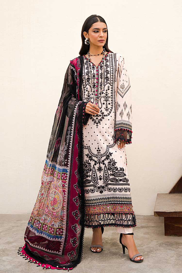 Shop 3-PC Unstitched Digital Printed Lawn Suit Online Now