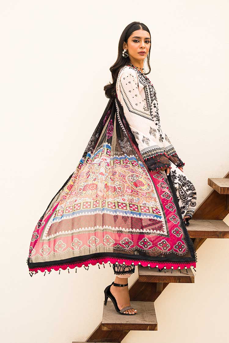 Shop 3-PC Unstitched Digital Printed Lawn Suit Online Now