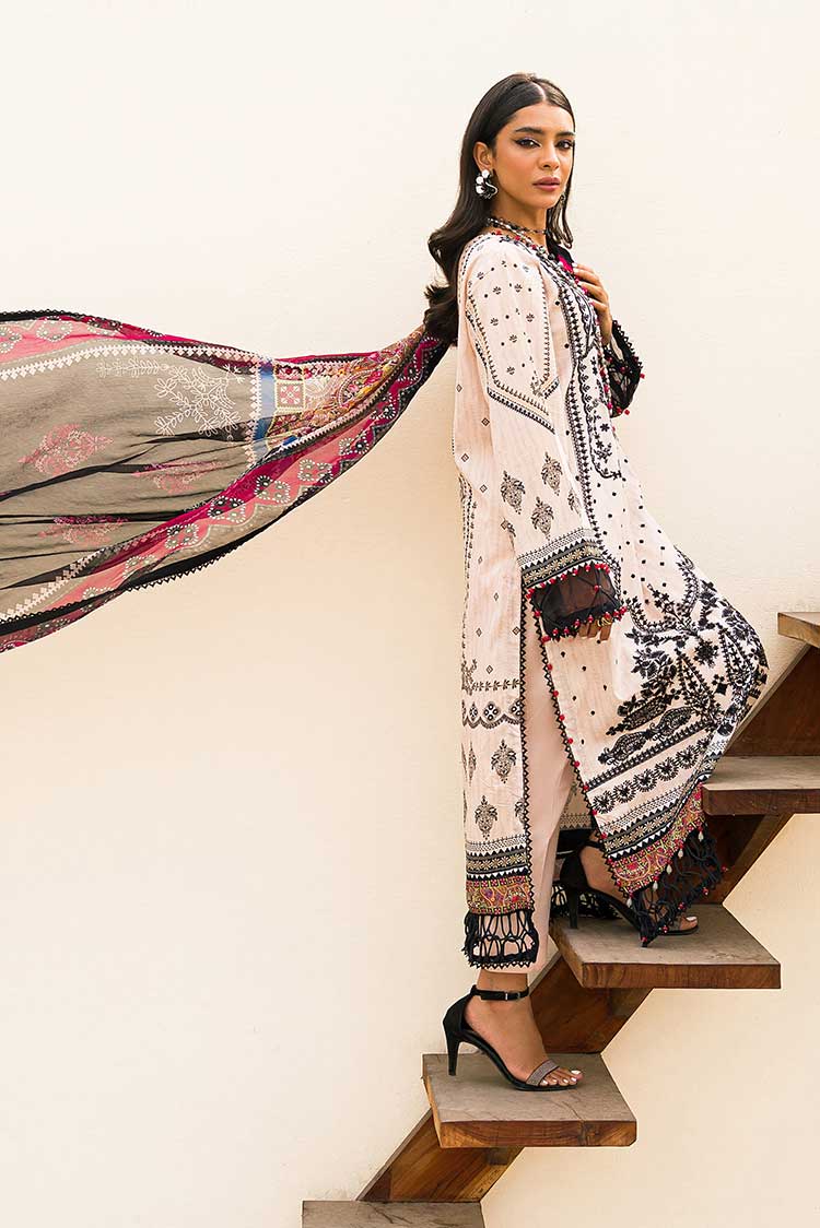 Shop 3-PC Unstitched Digital Printed Lawn Suit Online Now