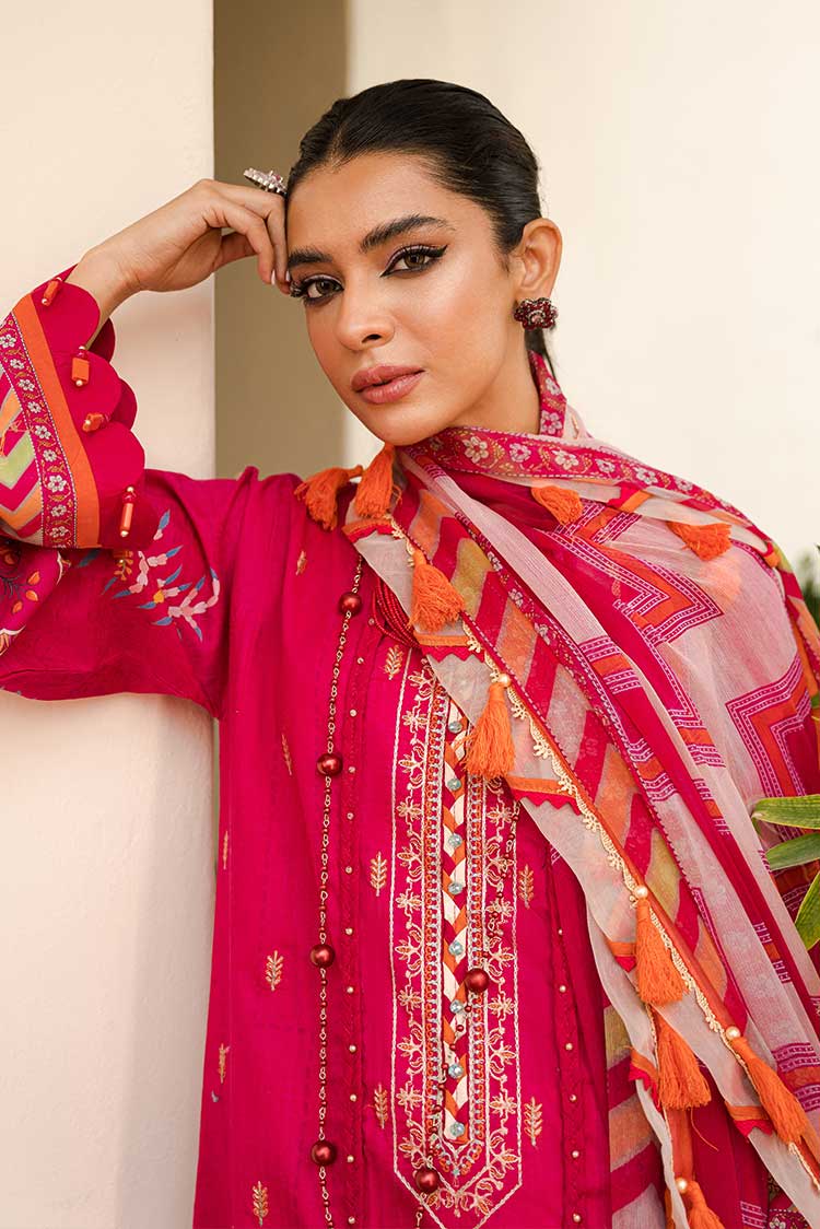 Shop 3-PC Unstitched Digital Printed Lawn Suit Online Now