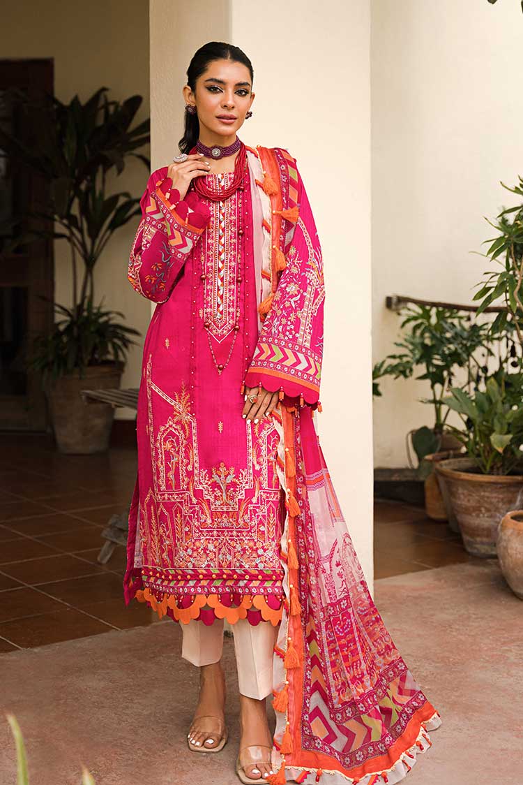 Shop 3-PC Unstitched Digital Printed Lawn Suit Online
