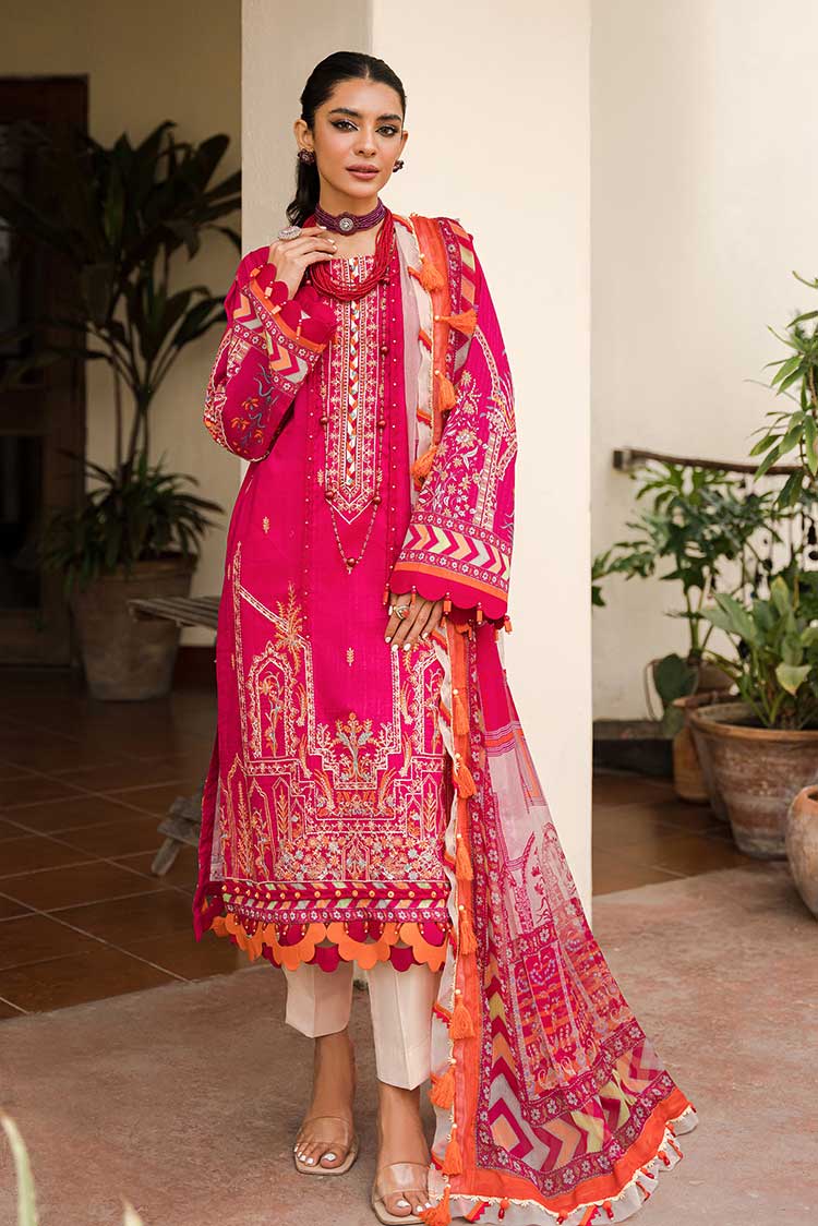Shop 3-PC Unstitched Digital Printed Lawn Suit Online Now