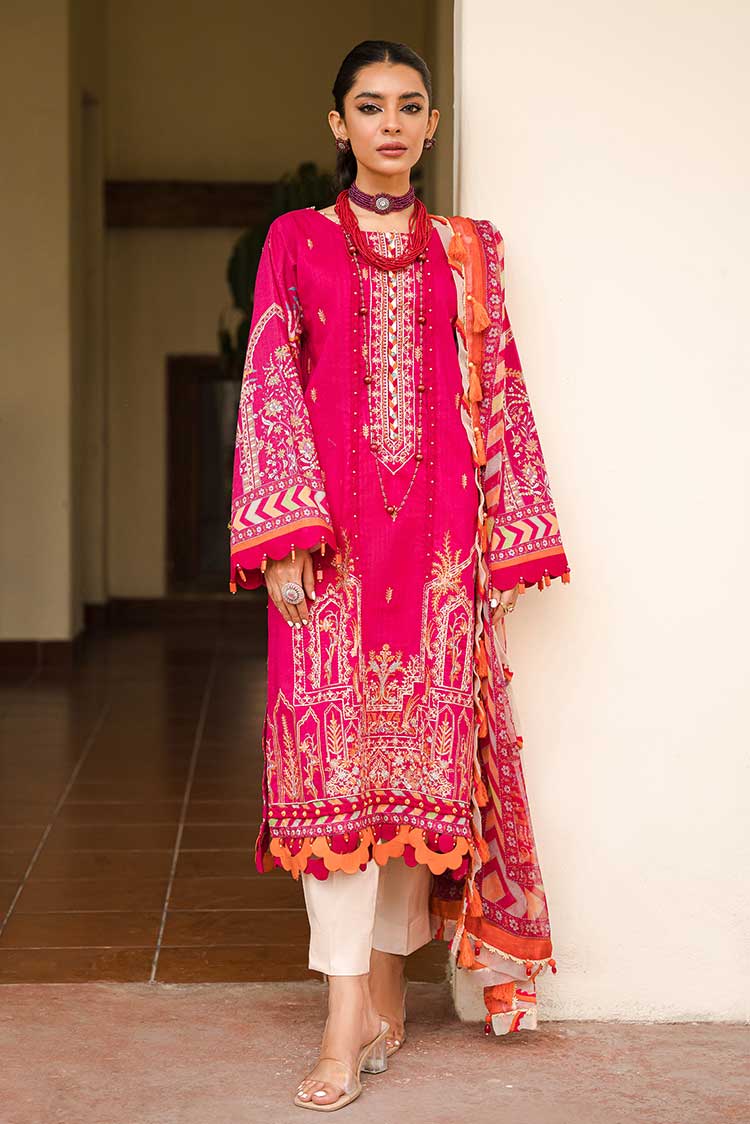 Shop 3-PC Unstitched Digital Printed Lawn Suit Online Now