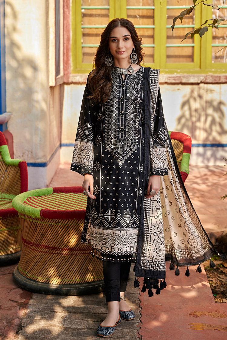 3-PC Unstitched Digital Printed Lawn Suit