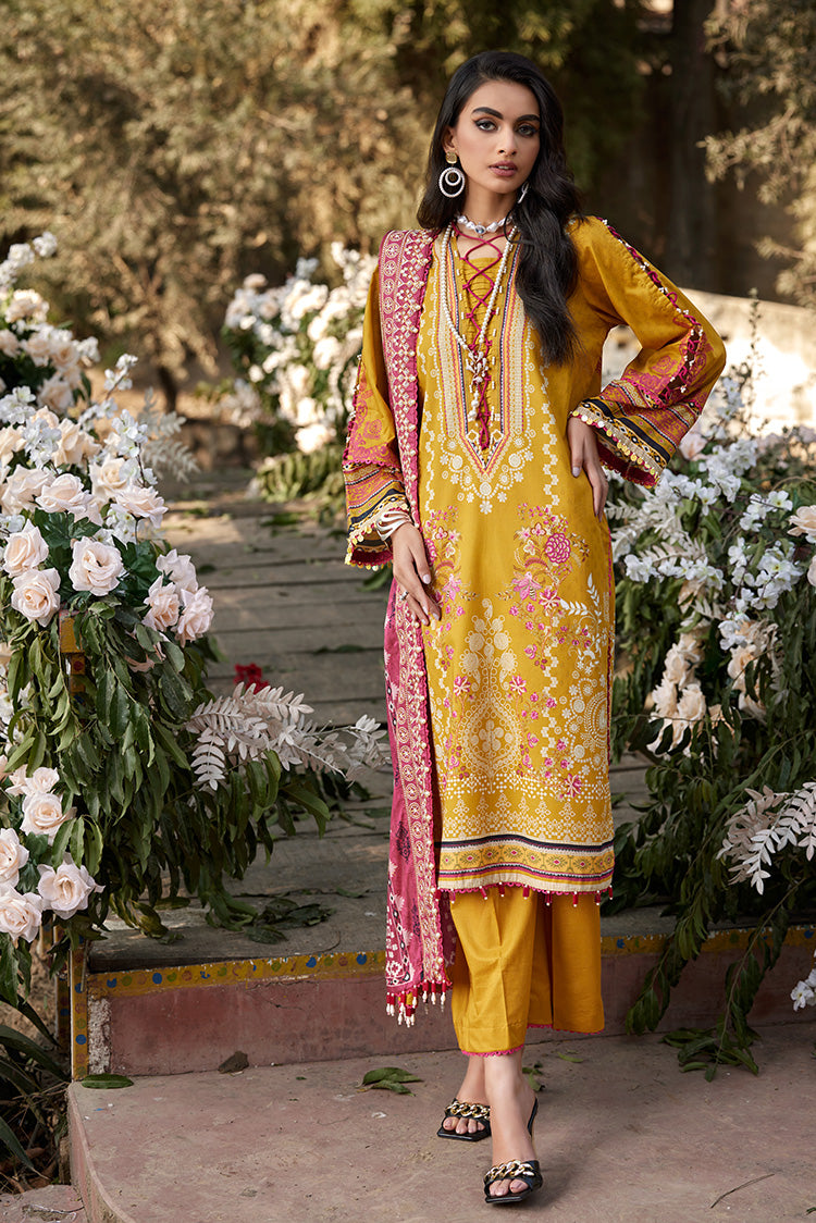 3-PC Unstitched Digital Printed Lawn Suit