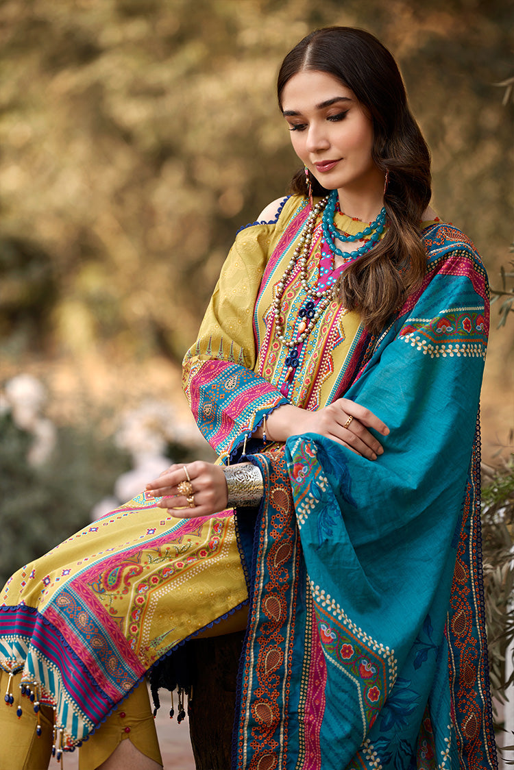 3-PC Unstitched Digital Printed Lawn Suit