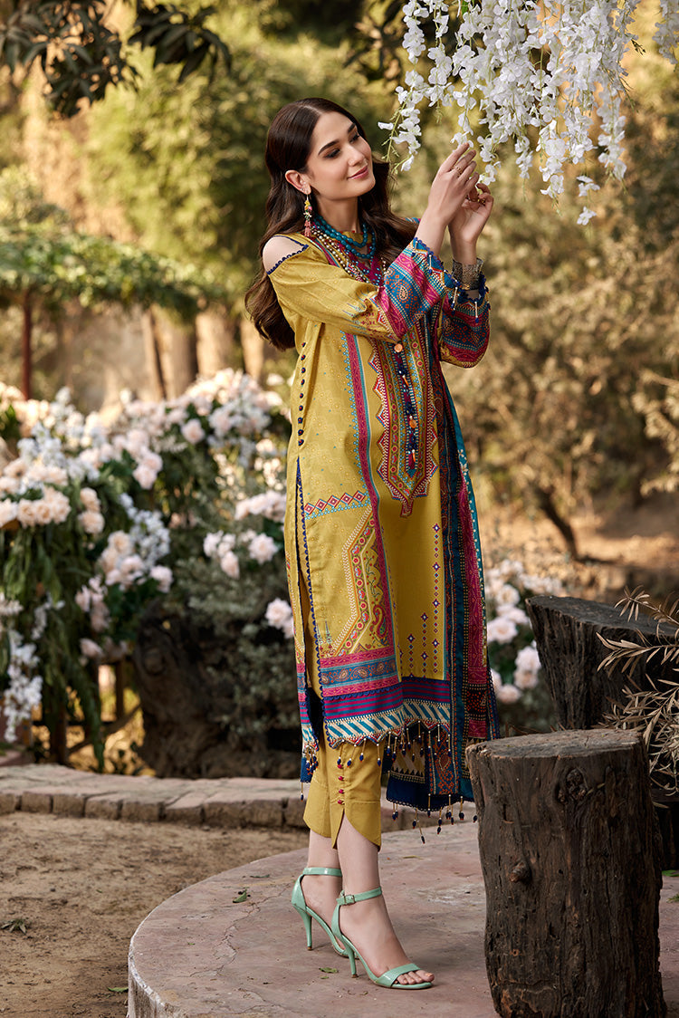 3-PC Unstitched Digital Printed Lawn Suit