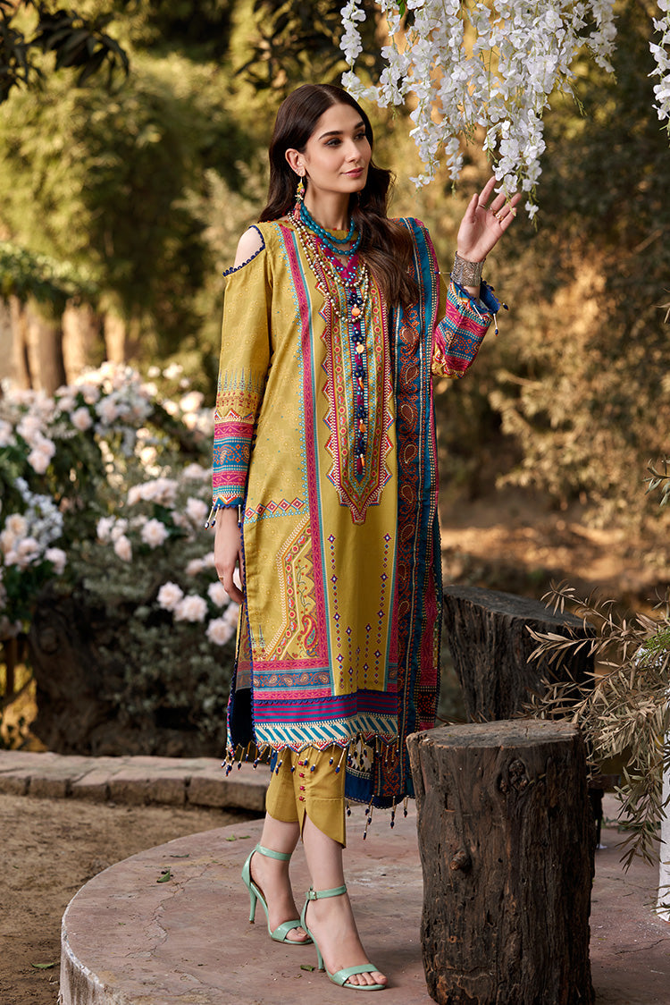 3-PC Unstitched Digital Printed Lawn Suit