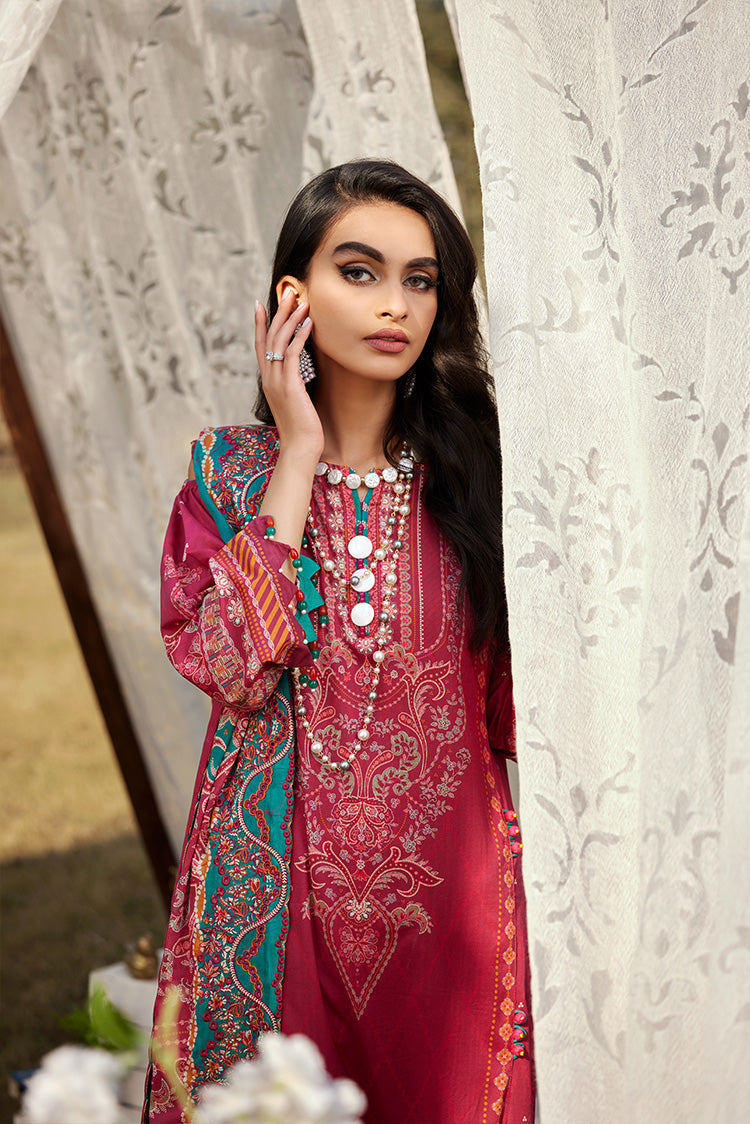 3-PC Unstitched Digital Printed Lawn Suit