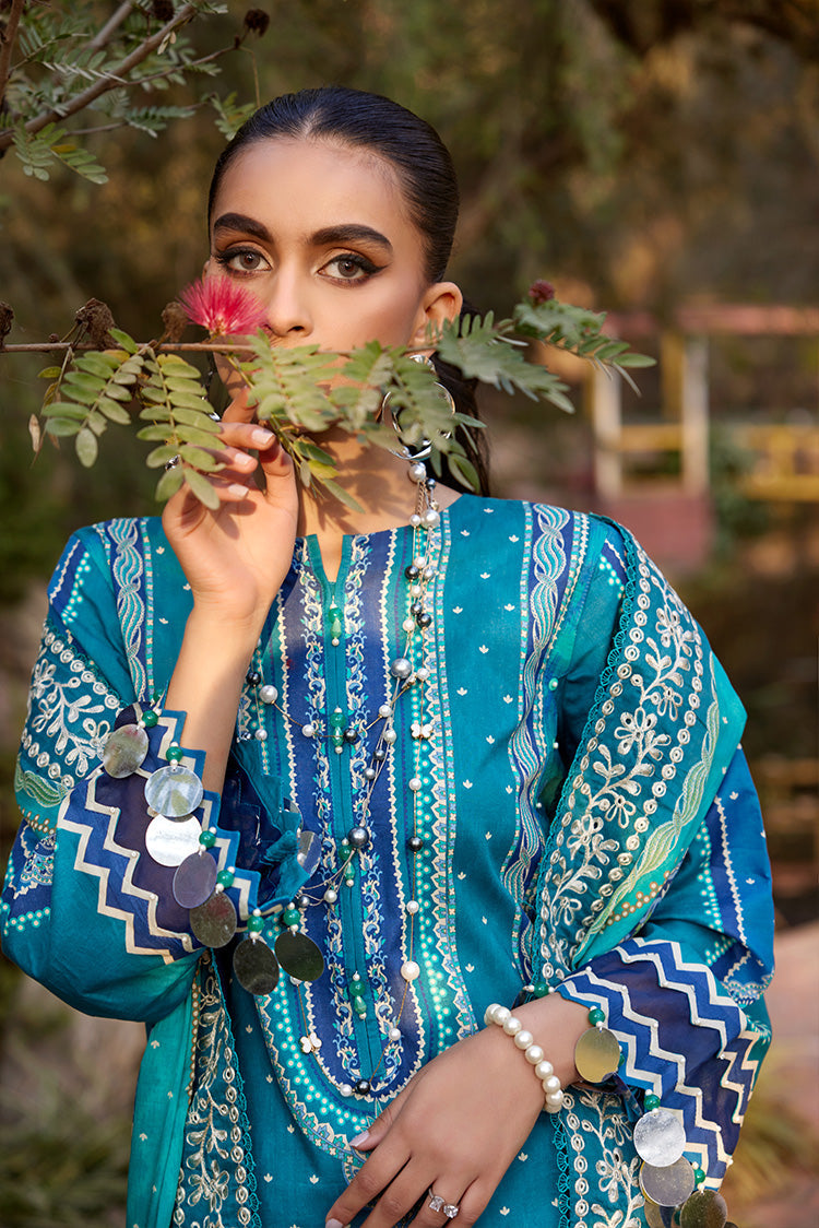 3-PC Unstitched Digital Printed Lawn Suit