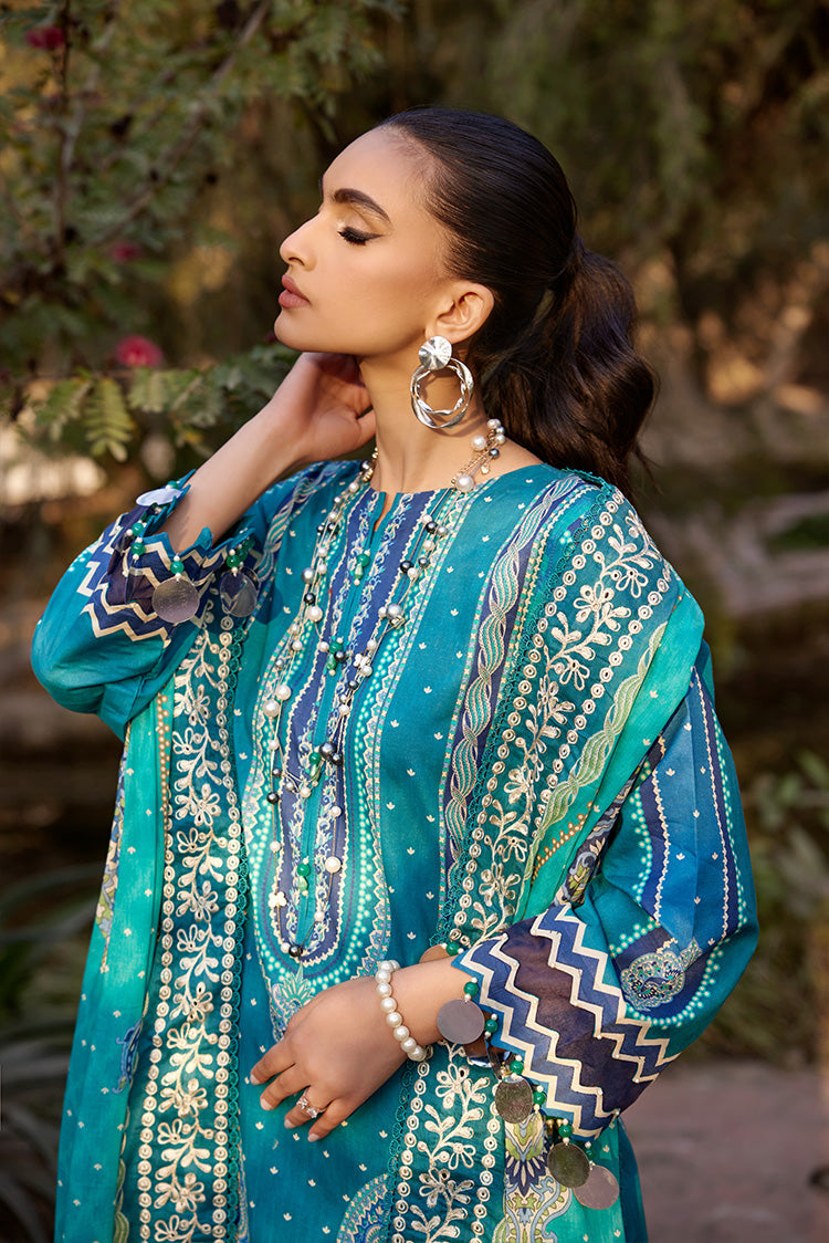 3-PC Unstitched Digital Printed Lawn Suit