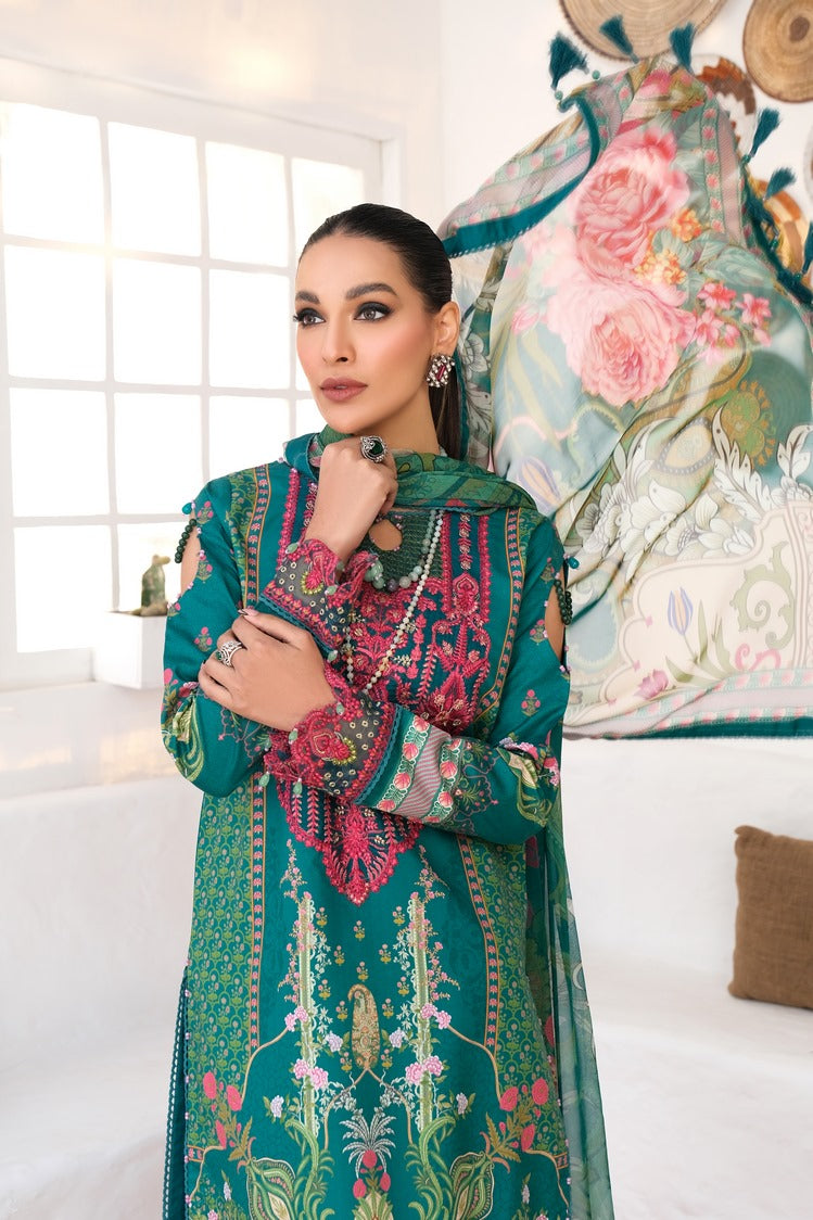 3-PC Unstitched Digital Printed Lawn Suit