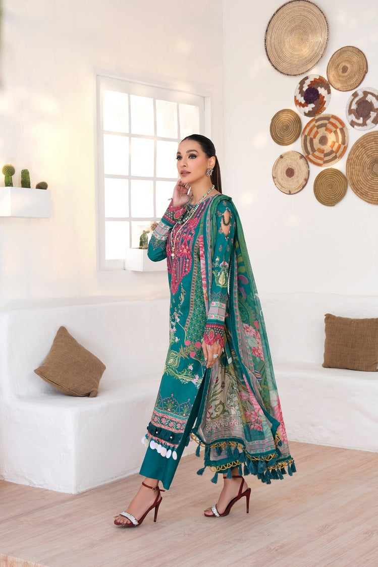 3-PC Unstitched Digital Printed Lawn Suit