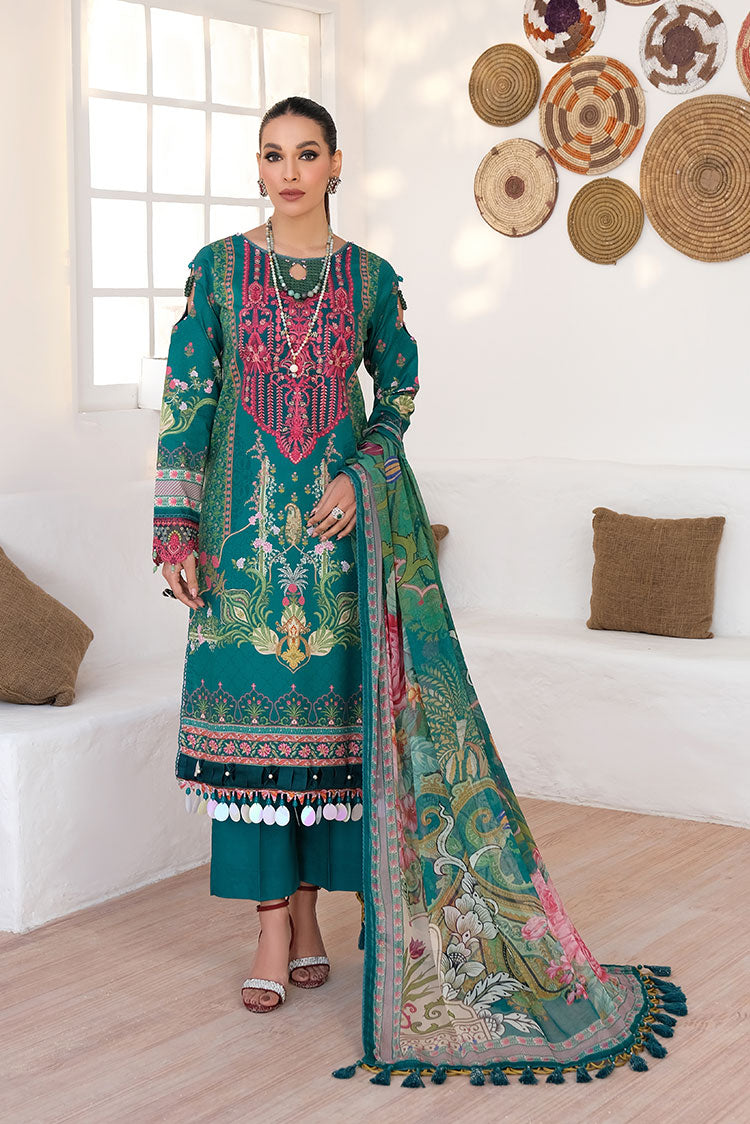 3-PC Unstitched Digital Printed Lawn Suit