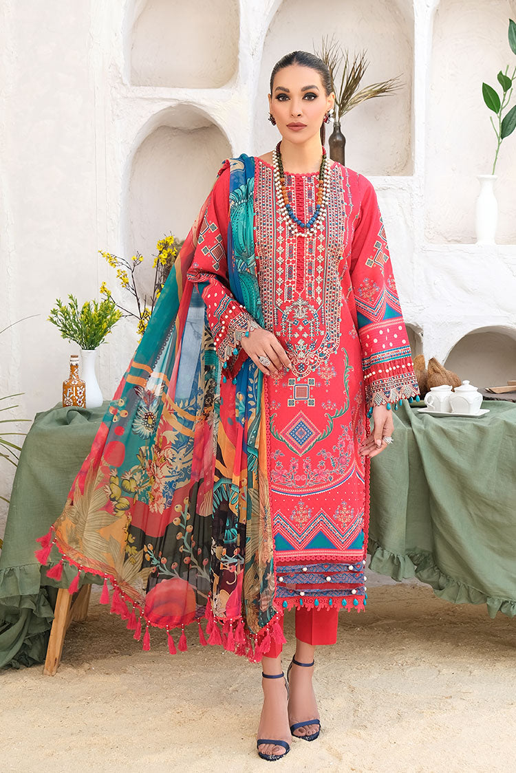 3-PC Unstitched Digital Printed Lawn Suit