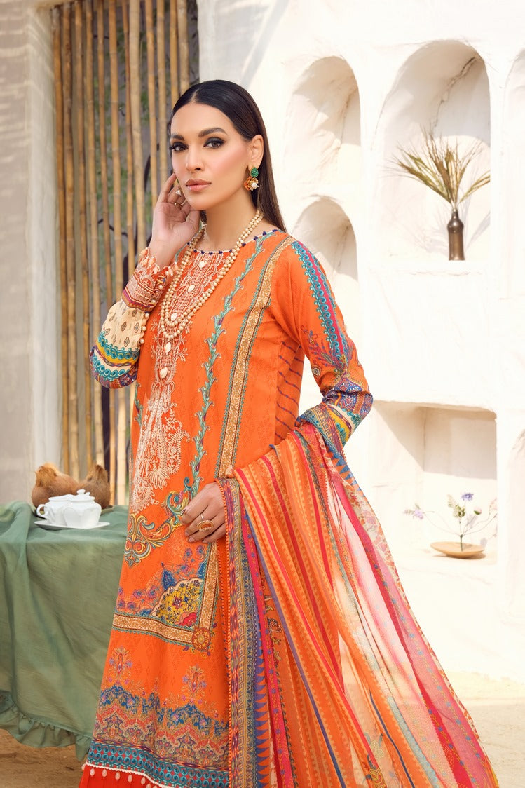 3-PC Unstitched Digital Printed Lawn Suit