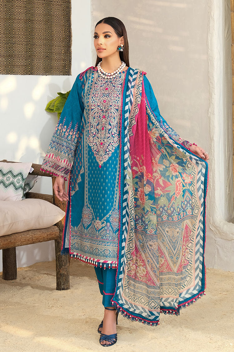 3-PC Unstitched Digital Printed Lawn Suit