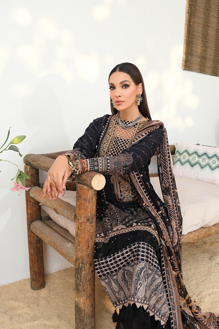 3-PC Unstitched Digital Printed Lawn Suit