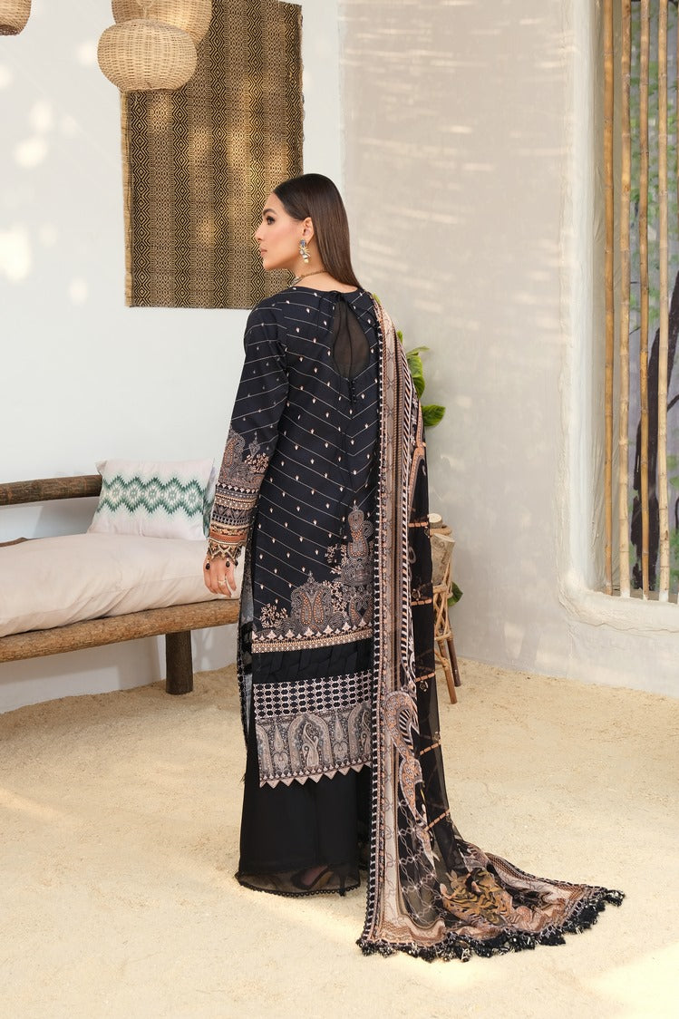 3-PC Unstitched Digital Printed Lawn Suit