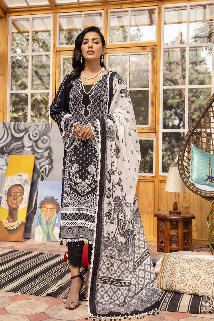 3-PC Unstitched Digital Printed Lawn Suit