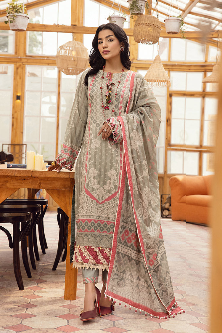 3-PC Unstitched Digital Printed Lawn Suit