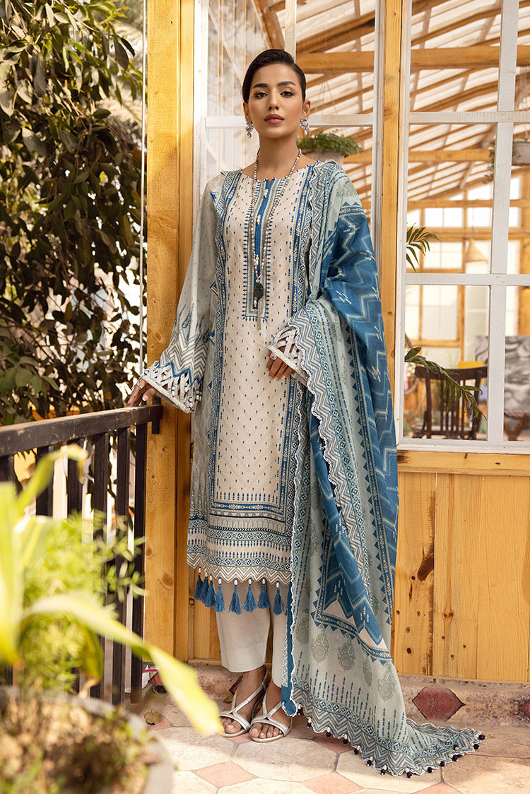 3-PC Unstitched Digital Printed Lawn Suit