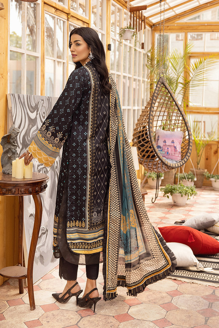 3-PC Unstitched Digital Printed Lawn Suit