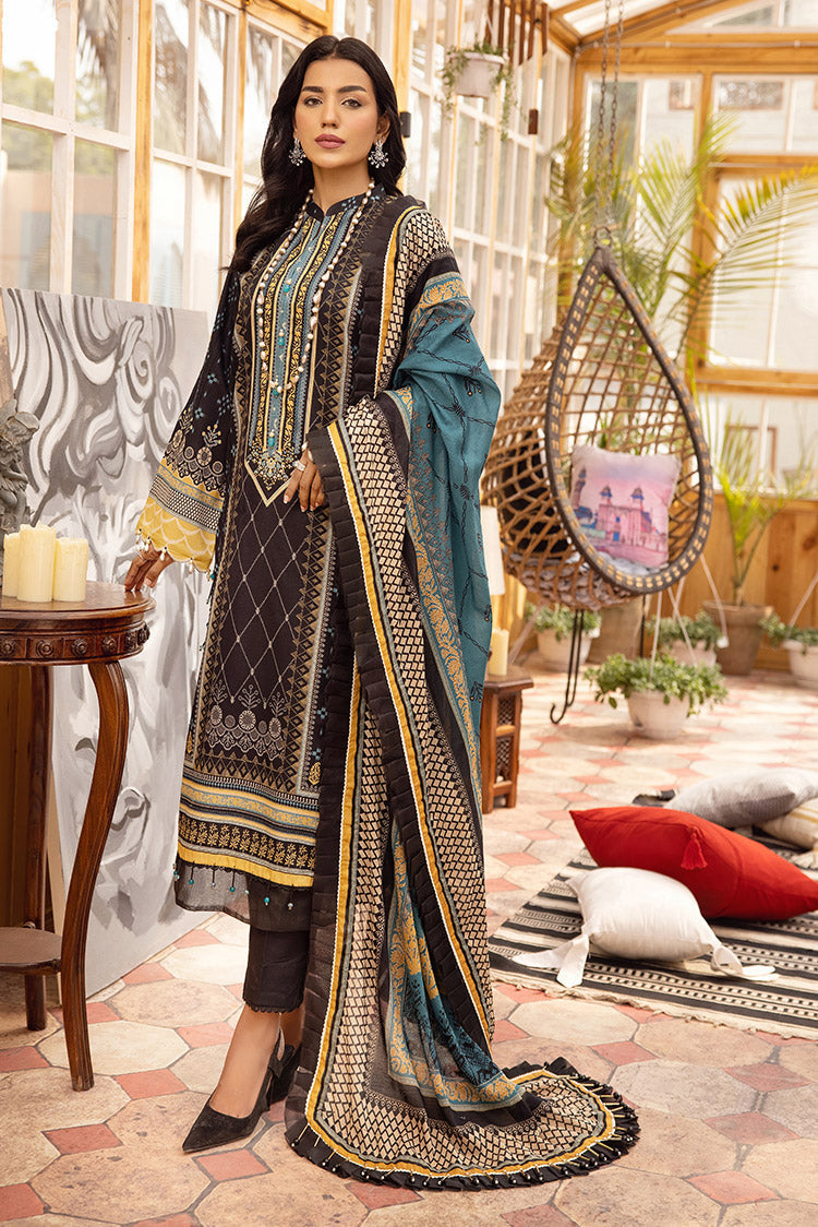 3-PC Unstitched Digital Printed Lawn Suit