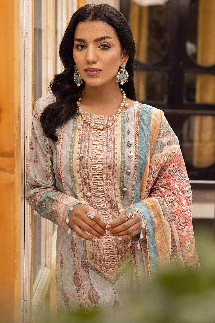 Shop 3-PC Unstitched Digital Printed Lawn Suit Online