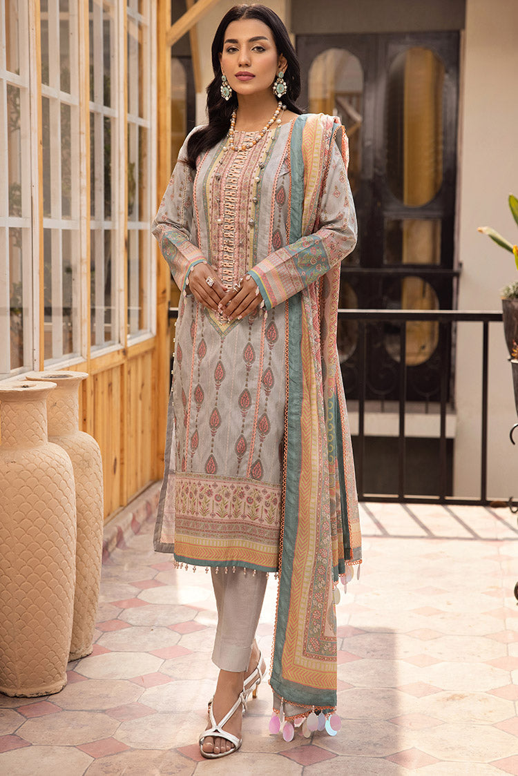 Shop 3-PC Unstitched Digital Printed Lawn Suit Online Now