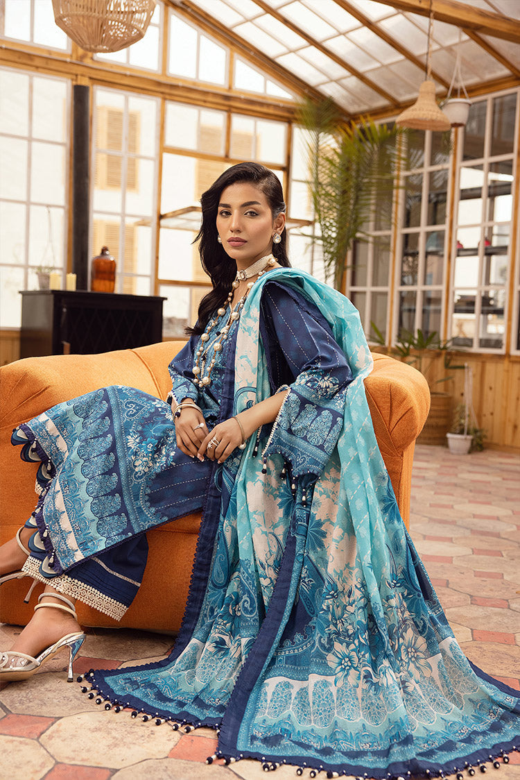 3-PC Unstitched Digital Printed Lawn Suit