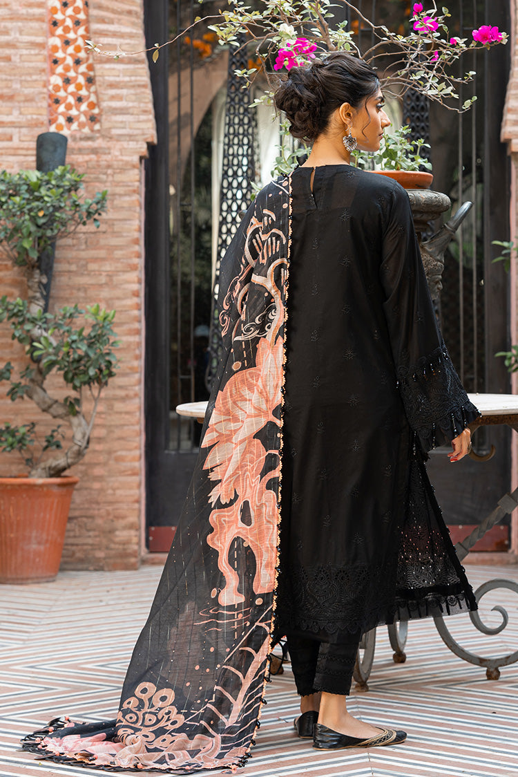 3-PC Unstitched Embroidered Lawn Suit