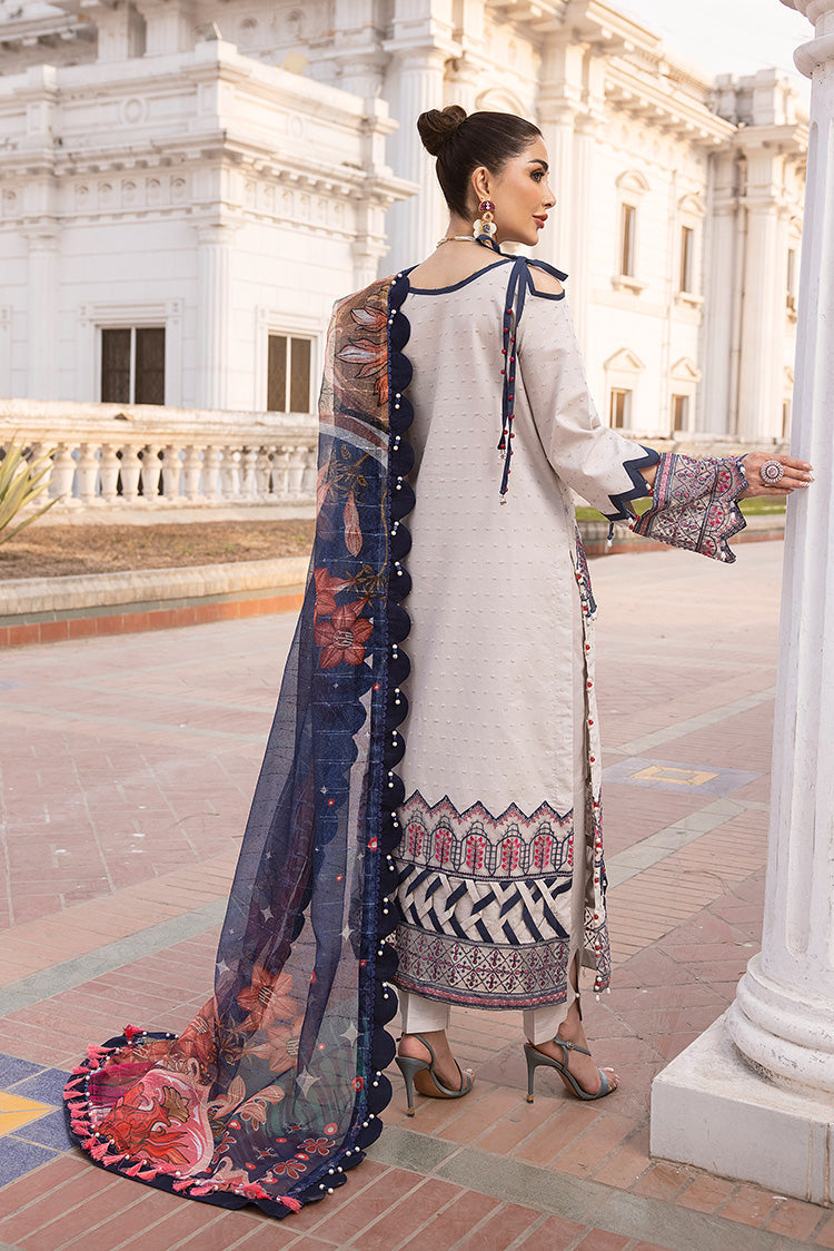 3-PC Unstitched Embroidered Lawn Suit