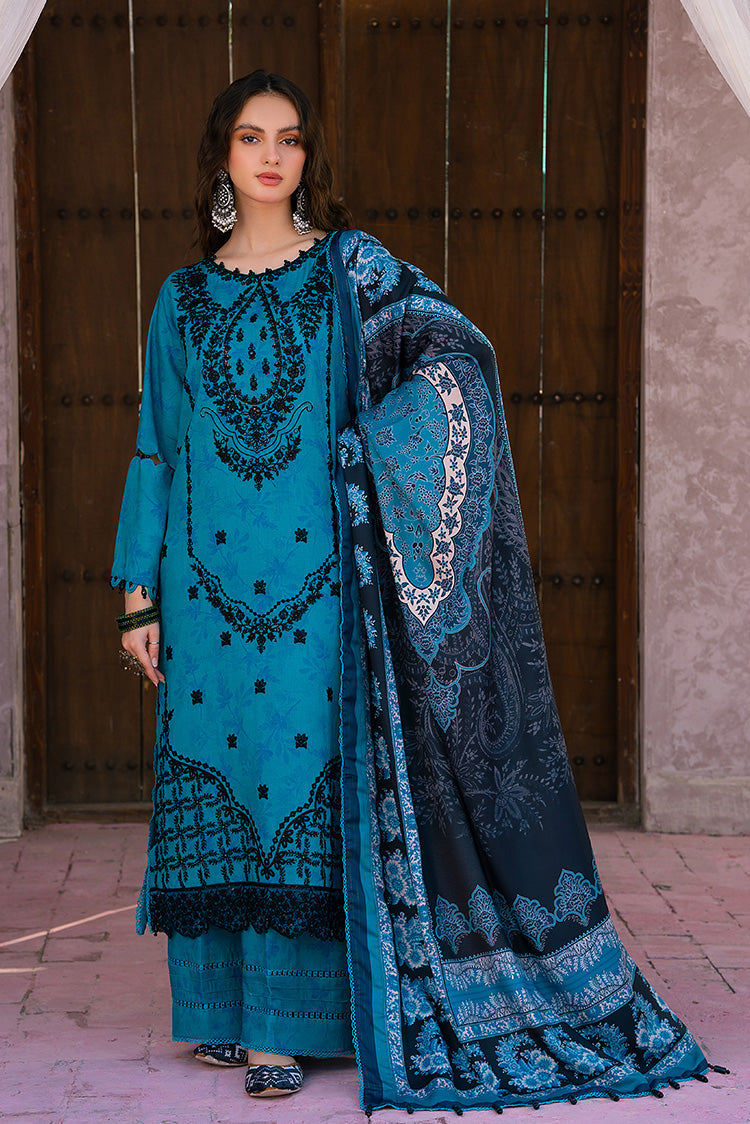 3-PC Unstitched Digital Printed Viscose Suit | Unstitched