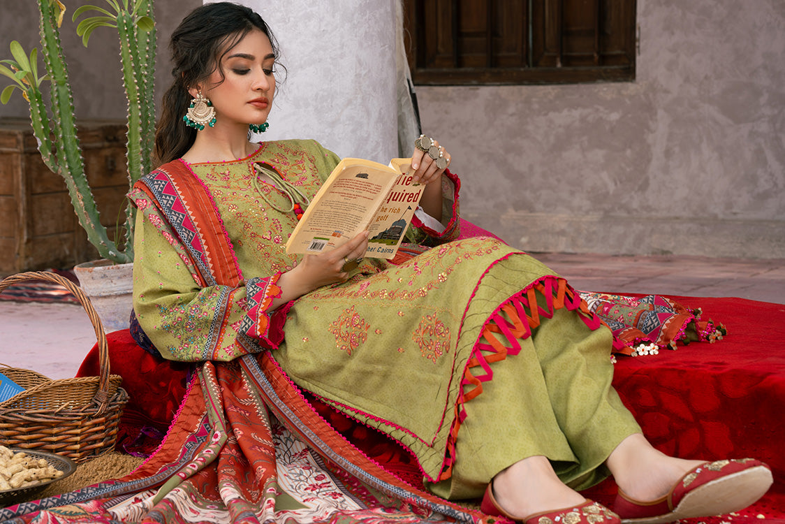 Shop 3-PC Unstitched Digital Printed Viscose Suit Online Now