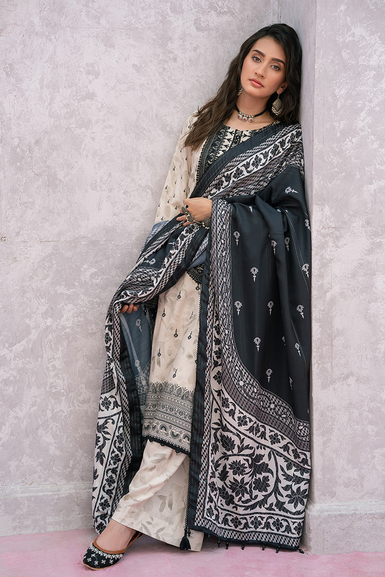 3-PC Unstitched Digital Printed Viscose Suit