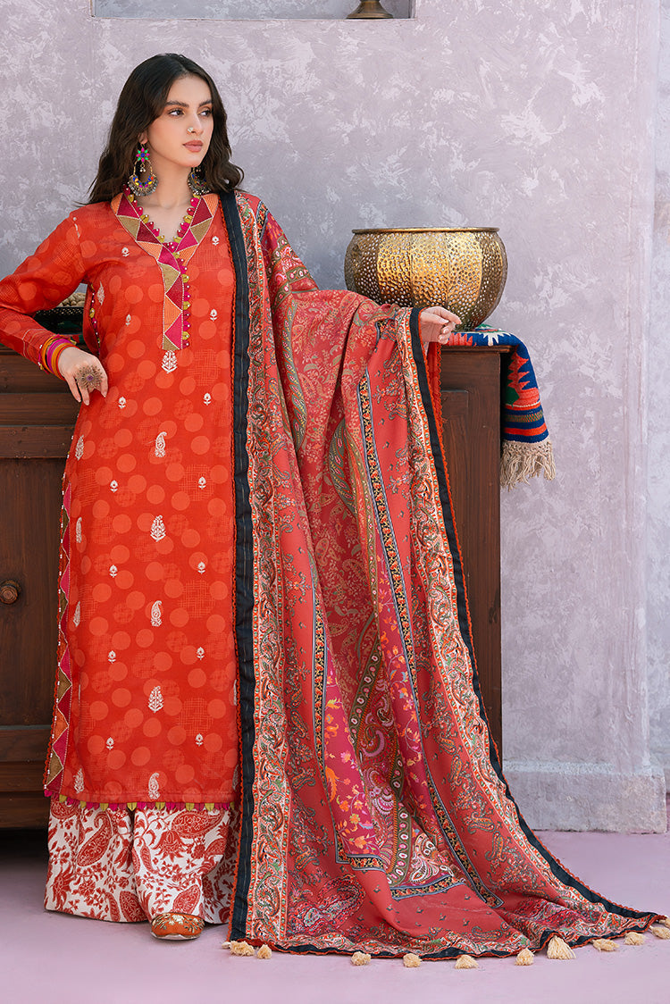 3-PC Unstitched Digital Printed Viscose Suit