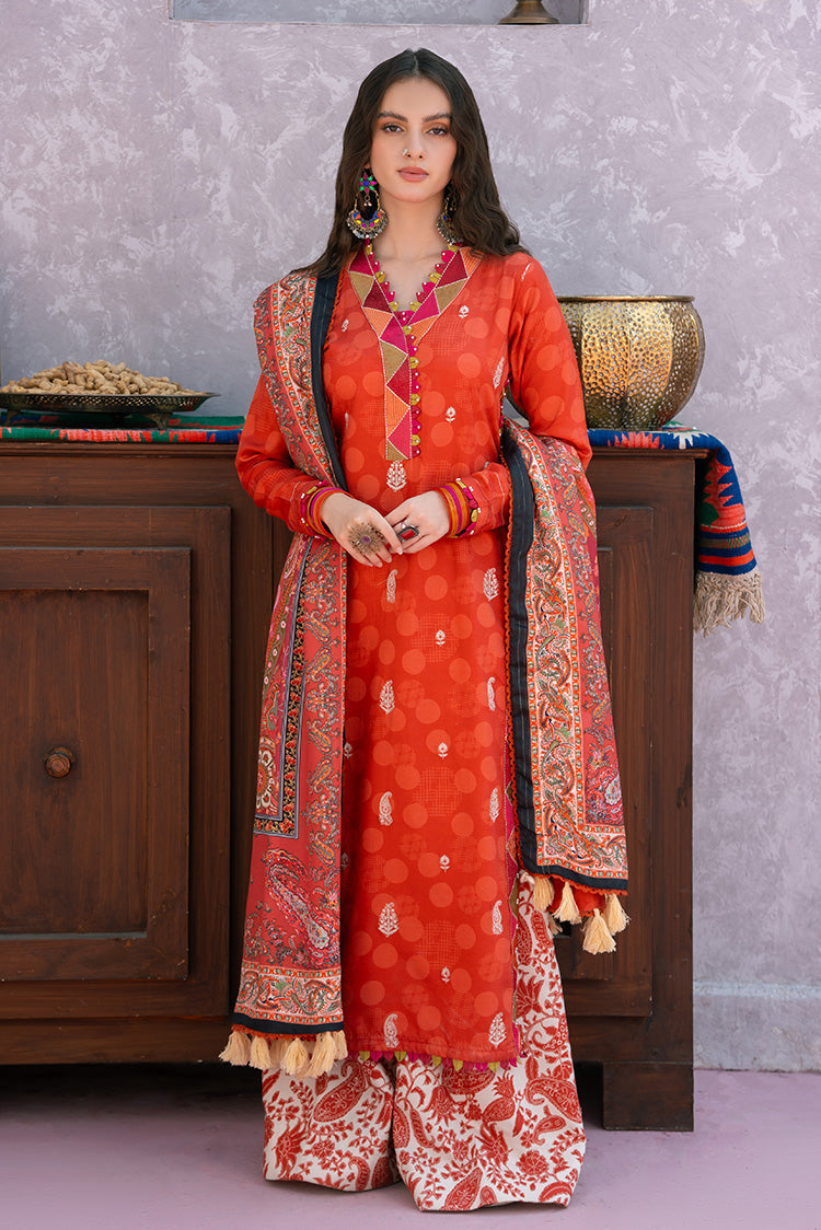 3-PC Unstitched Digital Printed Viscose Suit