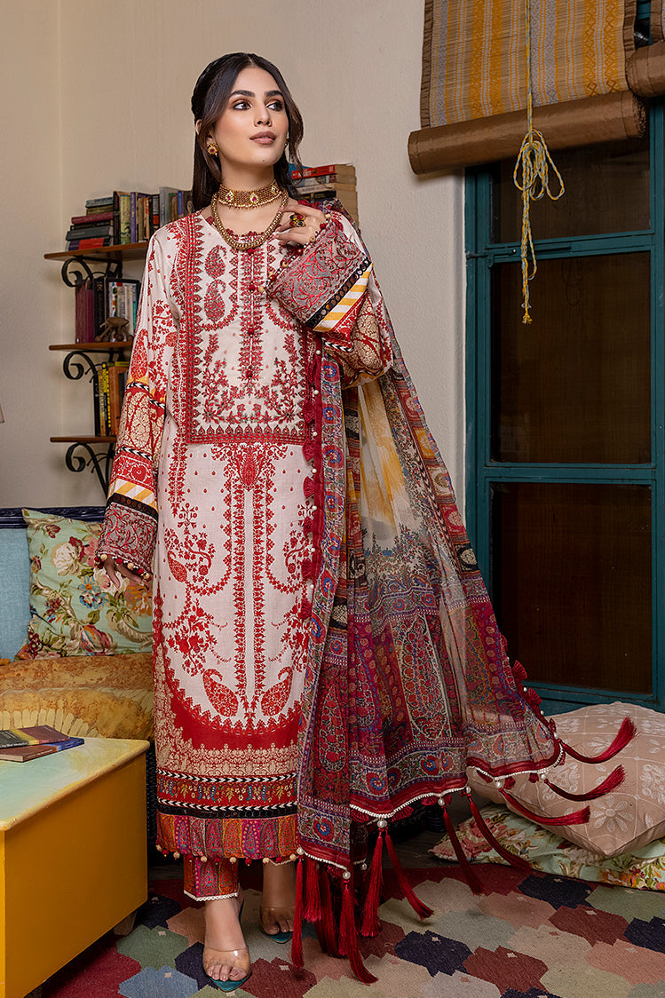 3-PC Unstitched Digital Printed Lawn Suit