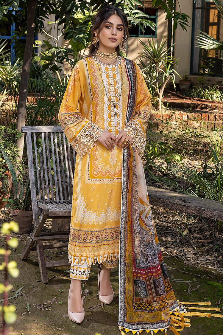 3-PC Unstitched Digital Printed Lawn Suit