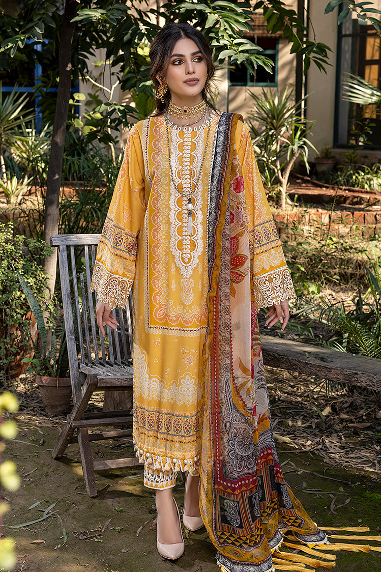 3-PC Unstitched Digital Printed Lawn Suit