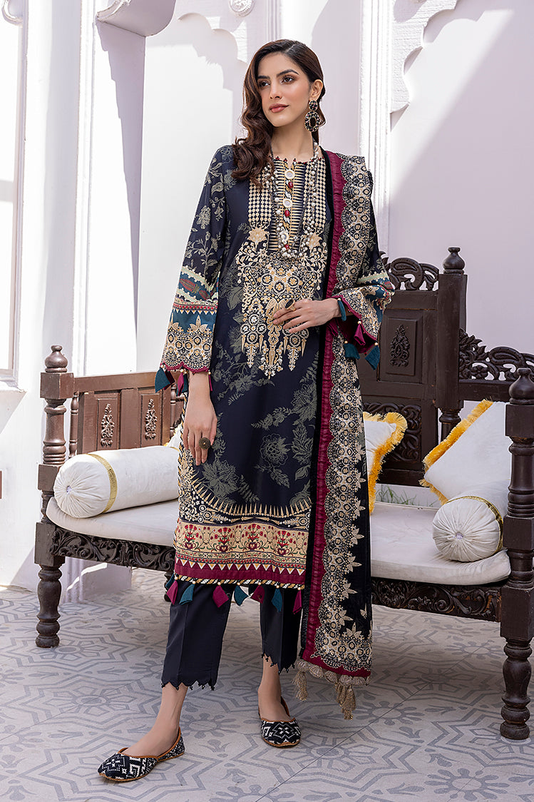 3-PC Unstitched Digital Printed Lawn Suit