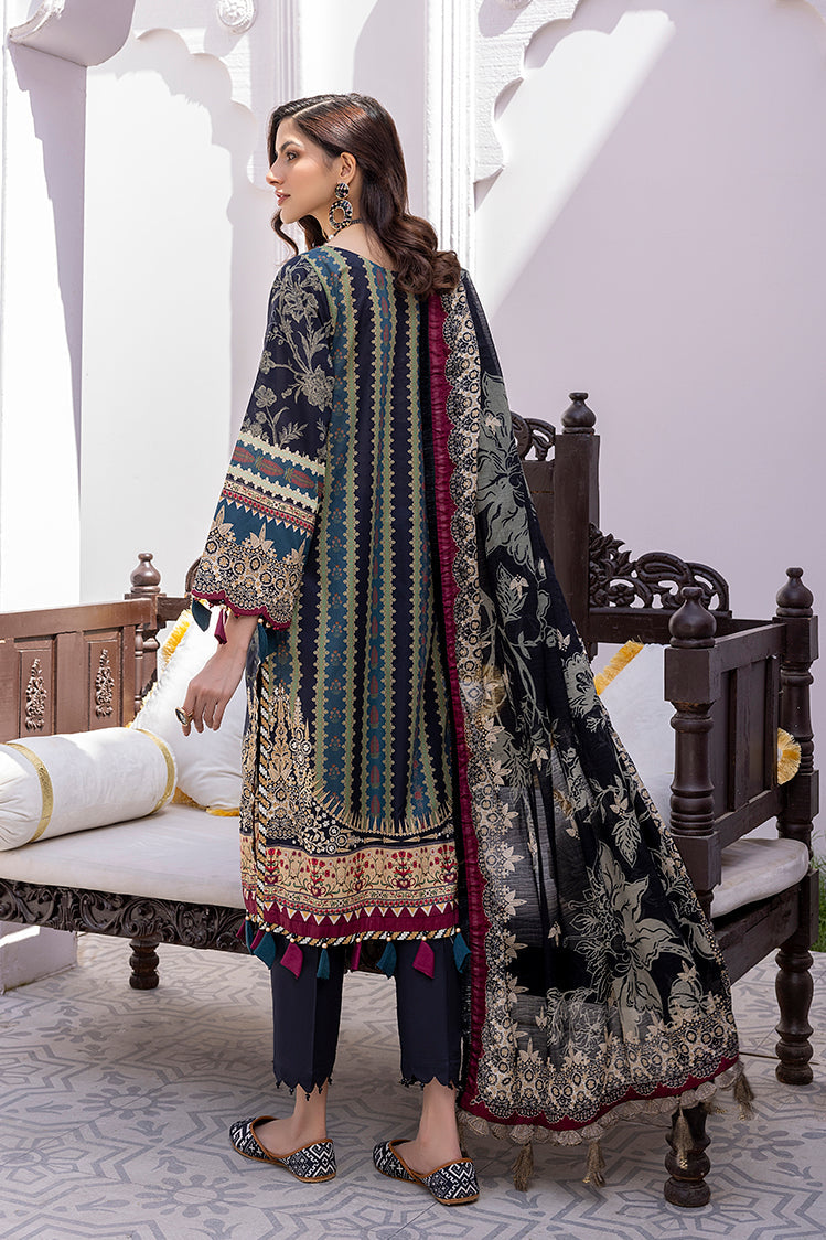 3-PC Unstitched Digital Printed Lawn Suit