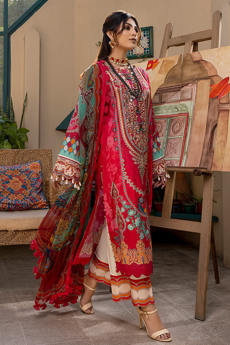 3-PC Unstitched Digital Printed Lawn Suit