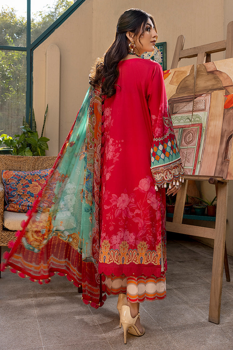 3-PC Unstitched Digital Printed Lawn Suit