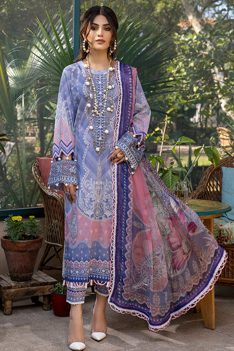 3-PC Unstitched Digital Printed Lawn Suit