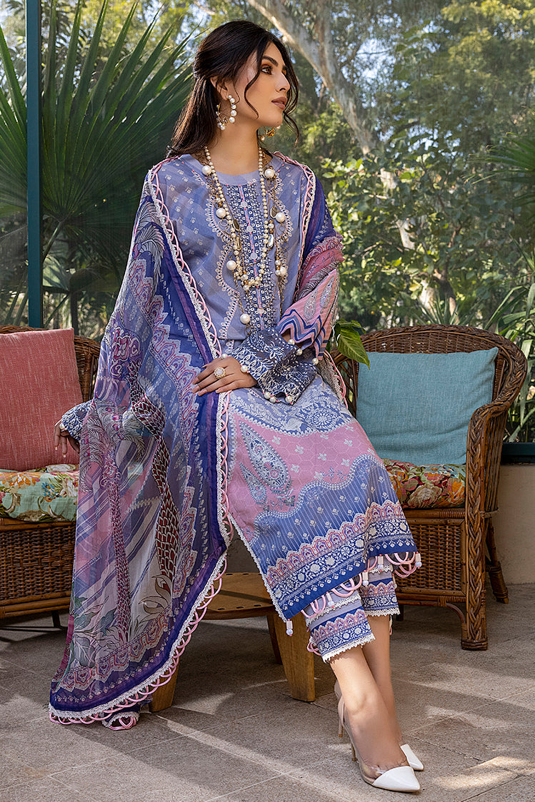 3-PC Unstitched Digital Printed Lawn Suit